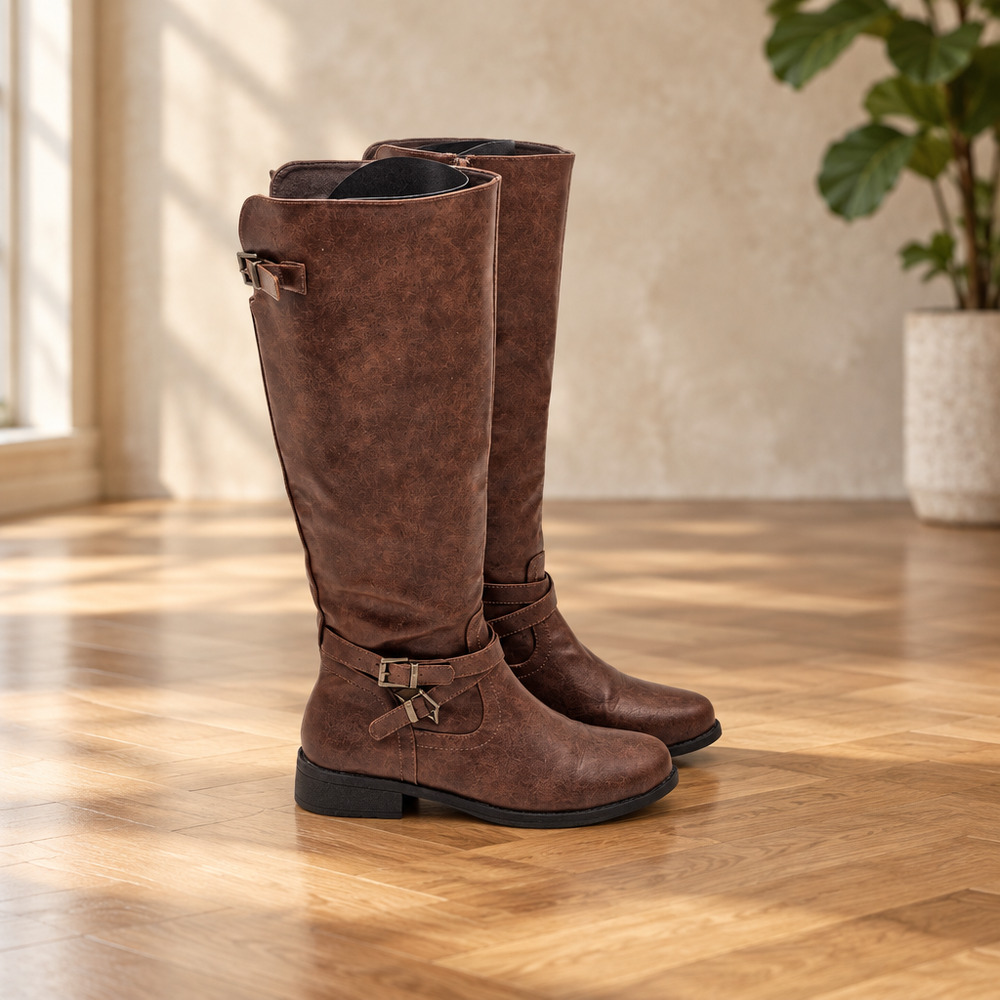 NWOB ZBY KNEE HIGH RIDING BOOTS SIZE 7.5